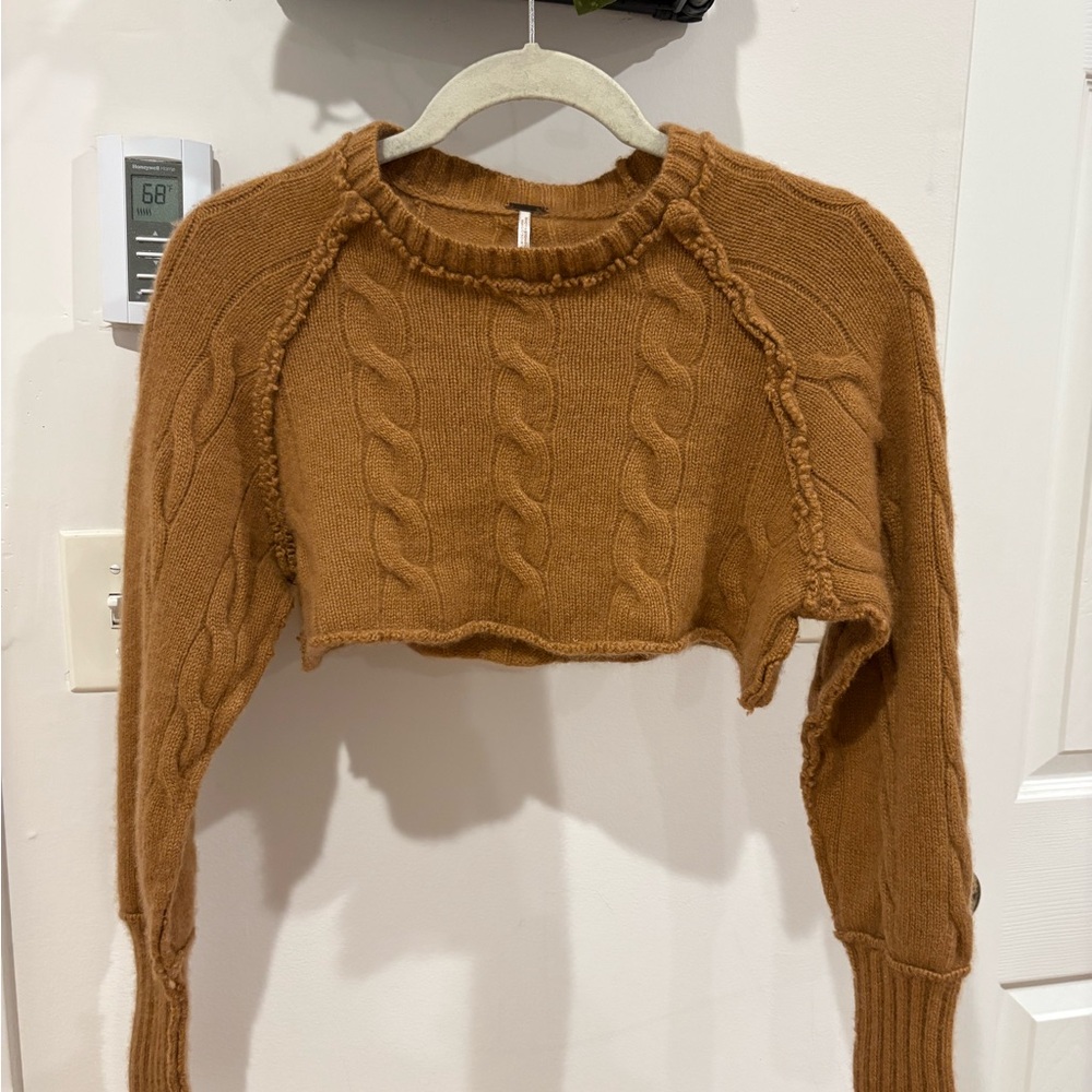 Free people cropped sweater